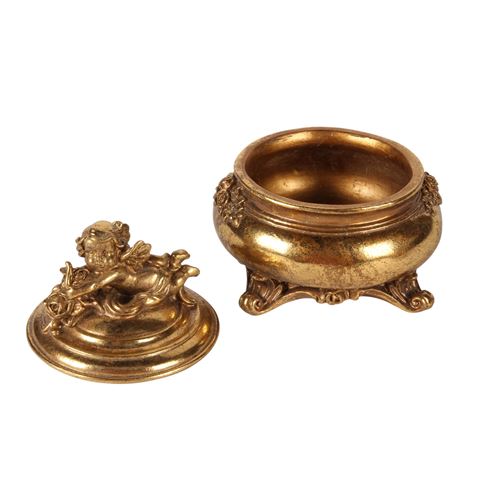Opbergdoosje Engel - Goud - Resin