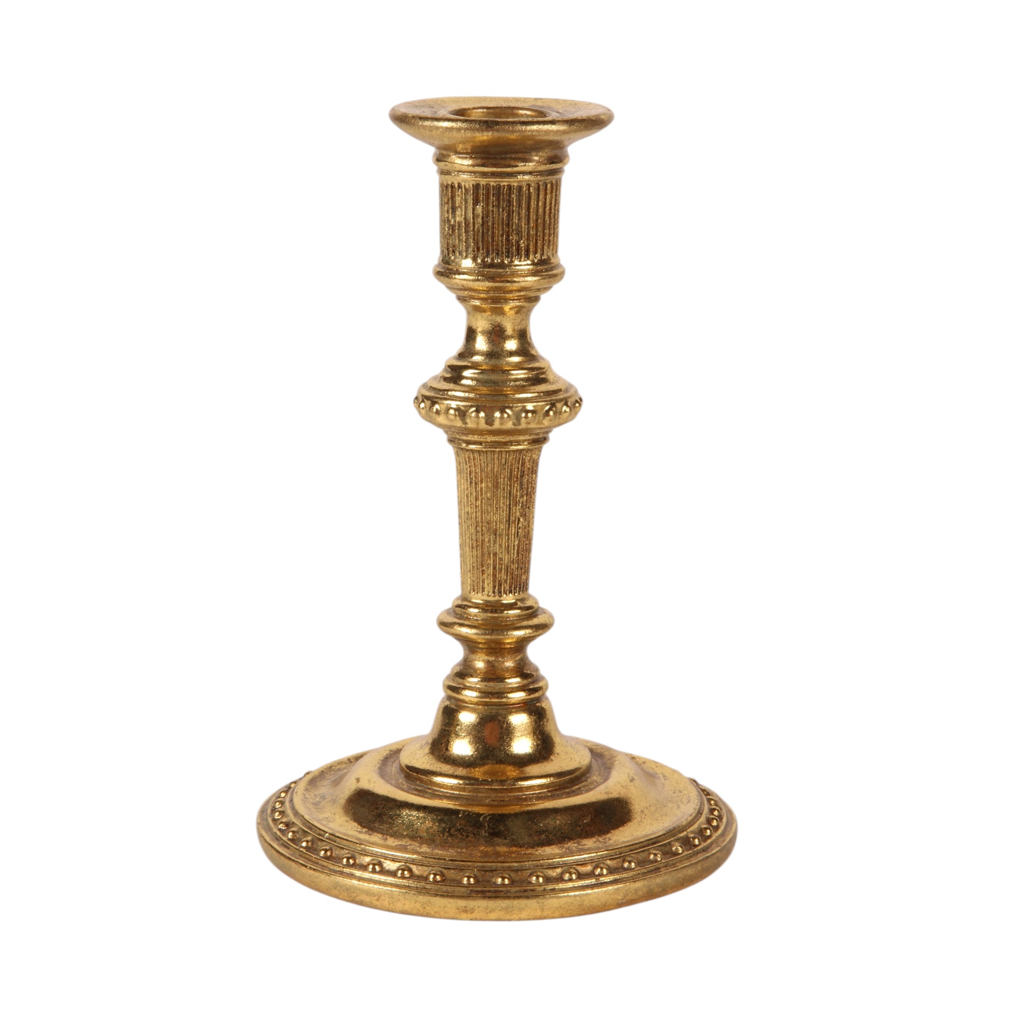 Candle Holder 17,5 cm - Gold - Resin
