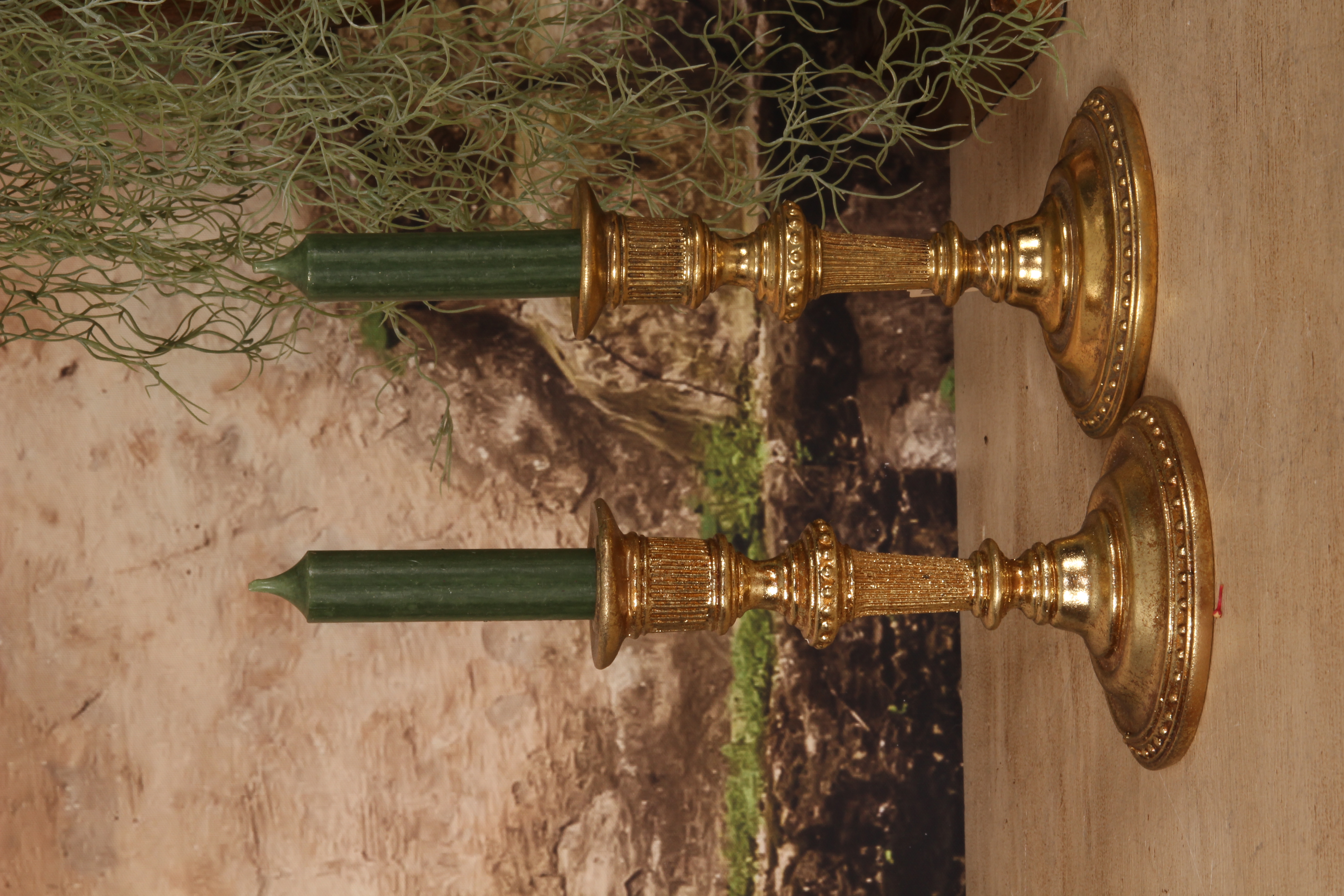 Kandelaar 17,5 cm - Goud - Resin