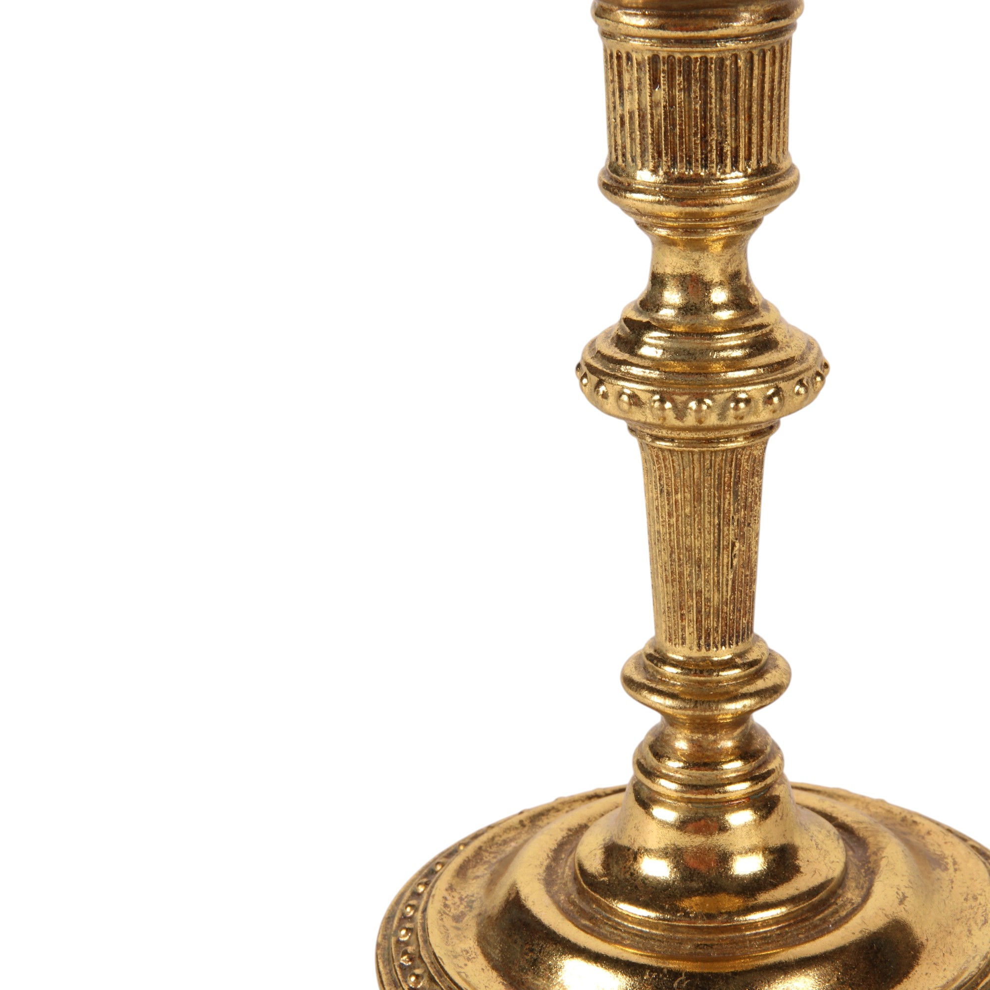 Candle Holder 17,5 cm - Gold - Resin