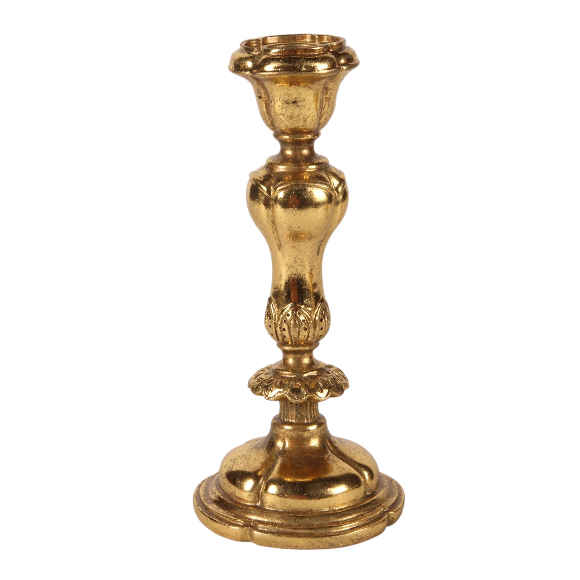 Candle Holder 20 cm - Gold - Resin
