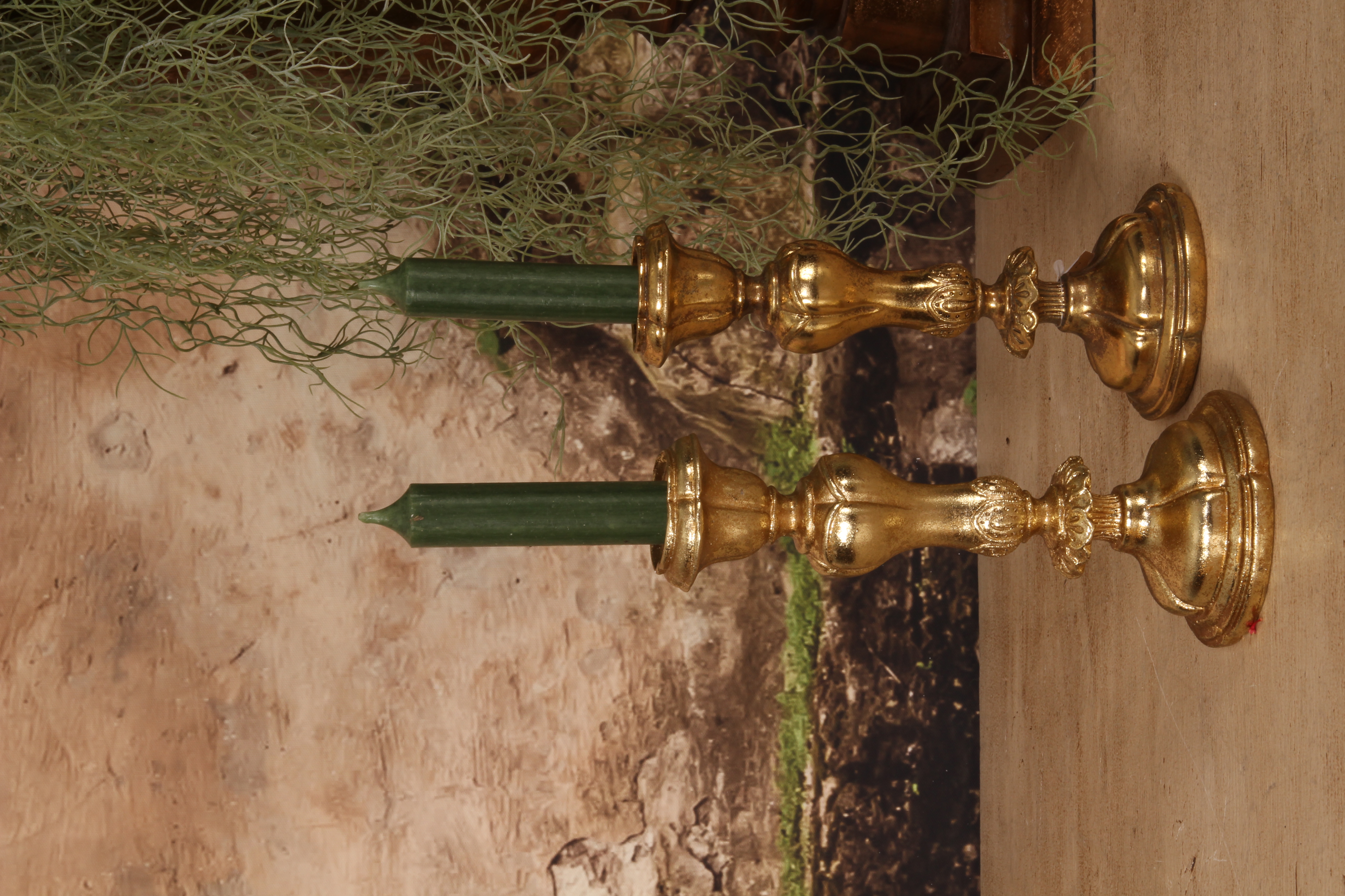 Kandelaar 20 cm - Goud - Resin