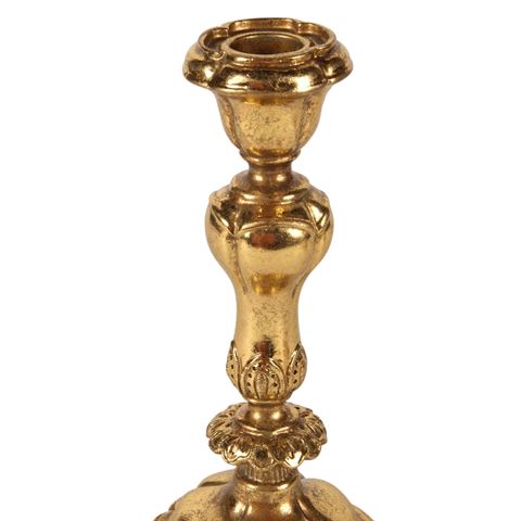 Candle Holder 20 cm - Gold - Resin