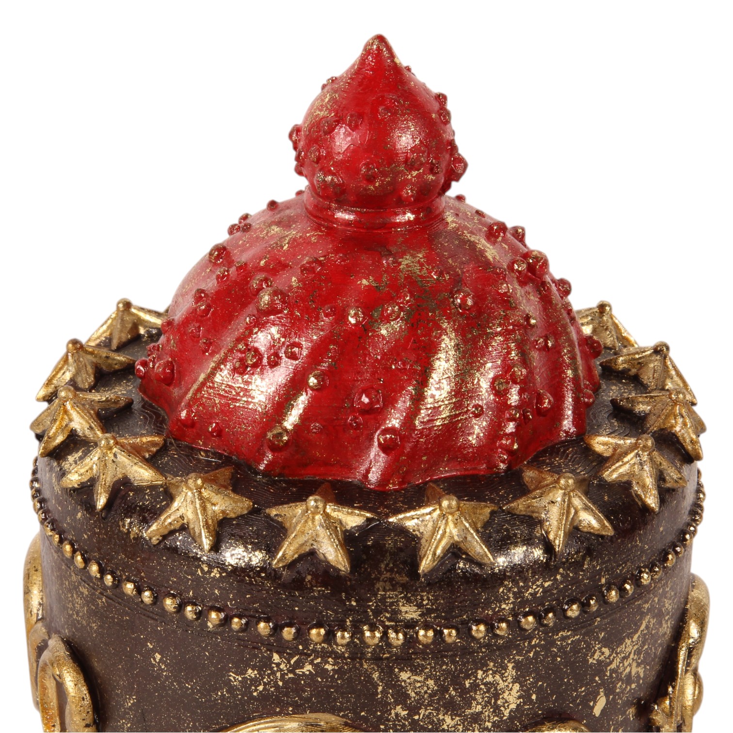 Decoratie Taart 23 cm - Bruin - Resin