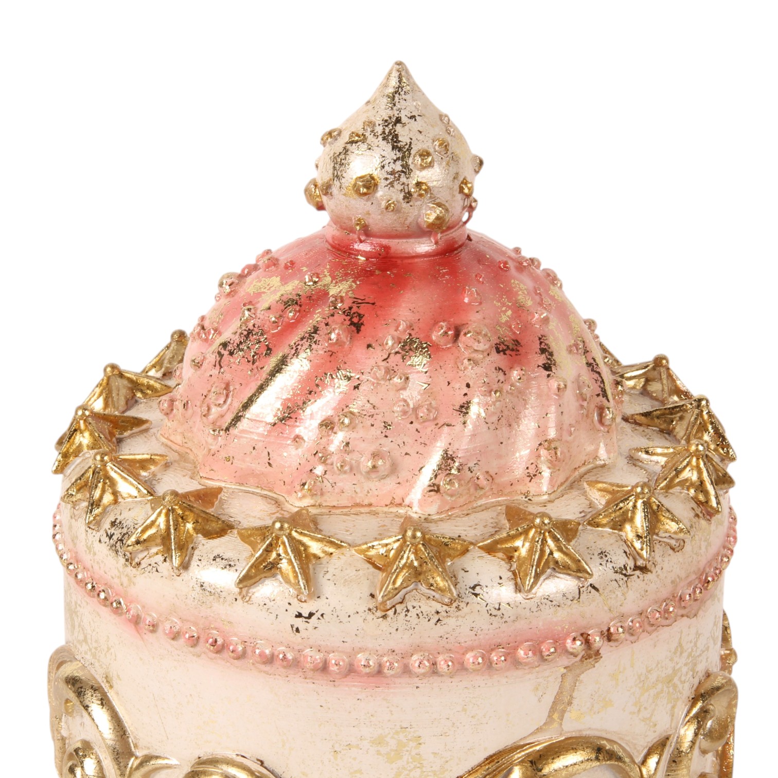 Decoratie Taart 23 cm - Roze - Resin