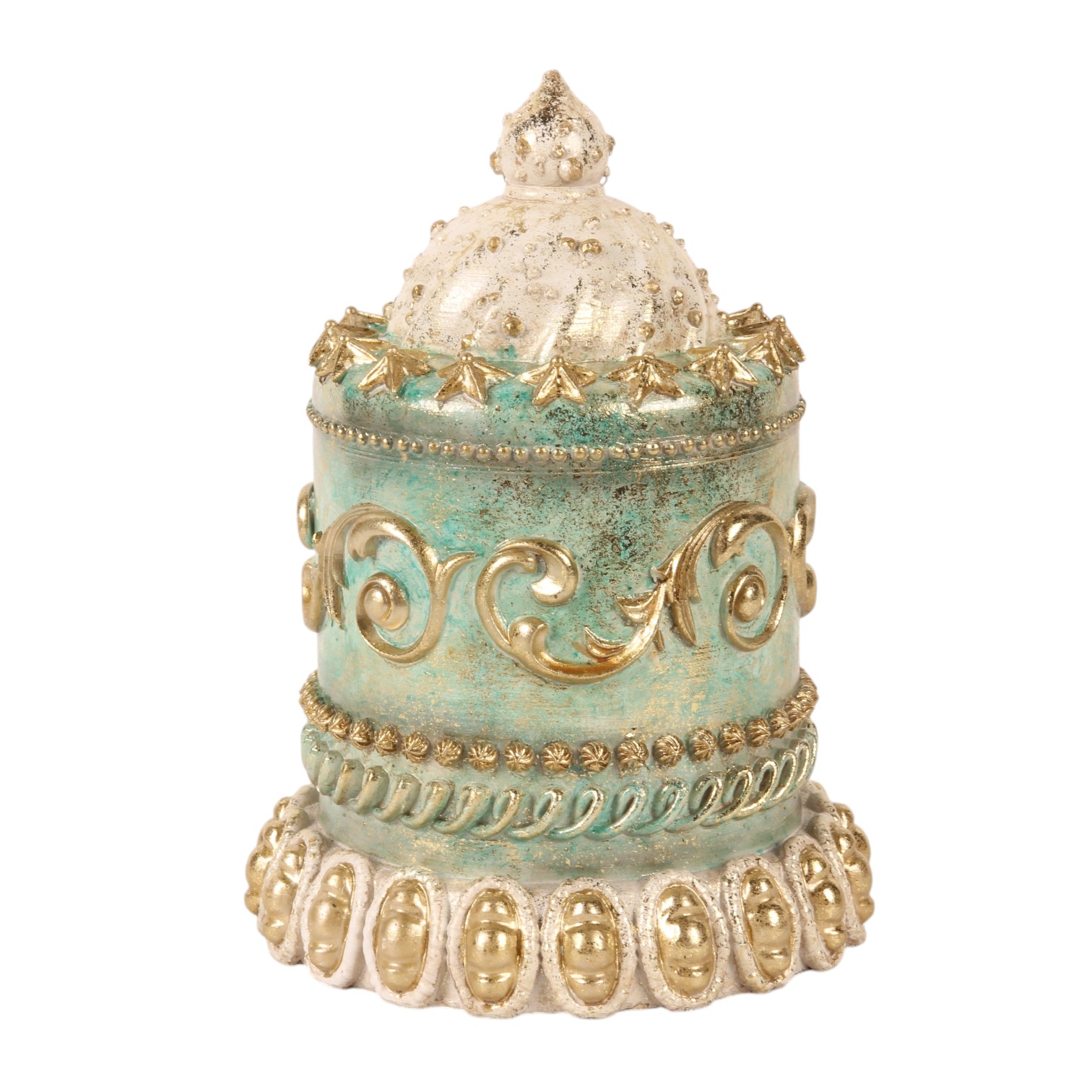 Decoratie Taart 23 cm - Blauw - Resin