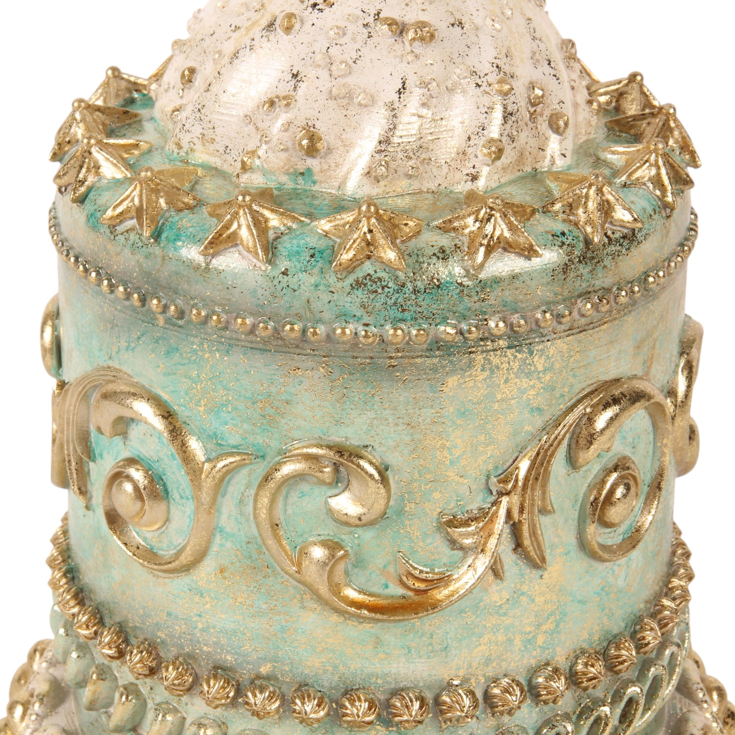 Decoratie Taart 23 cm - Blauw - Resin