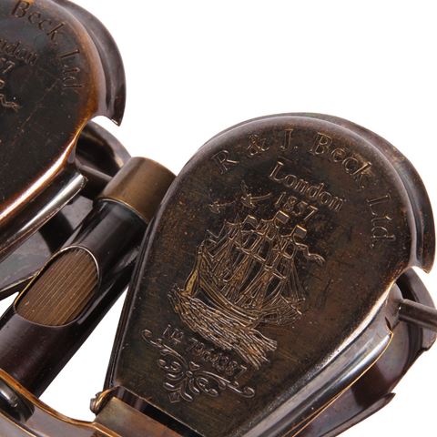 Verrekijker 12,5 cm - Goud - Messing