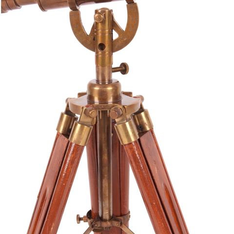 Télescope avec trépied 47 cm - Marron - Laiton/Aluminium