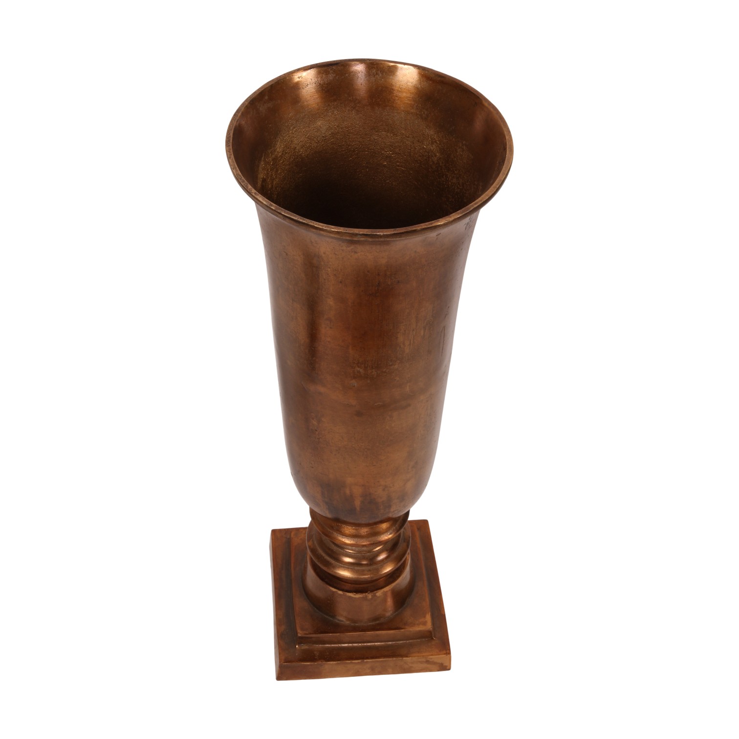 Vaas 49 cm - Antiek brons - Aluminium