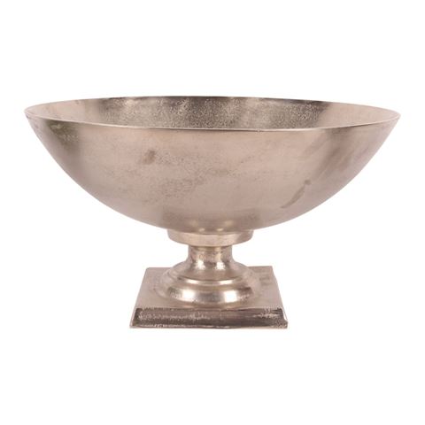 Ronde schaal 52 cm - Zilver - Aluminium