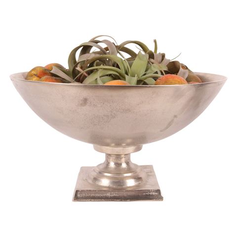 Ronde schaal 52 cm - Zilver - Aluminium