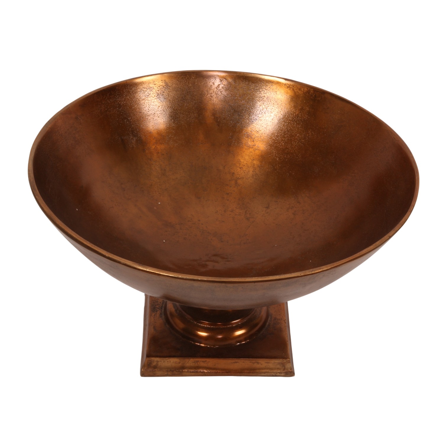 Ronde schaal 52 cm - Antiek brons - Aluminium