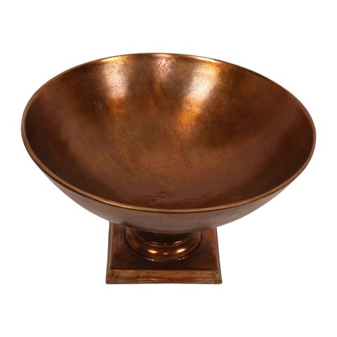 Ronde schaal 52 cm - Antiek brons - Aluminium