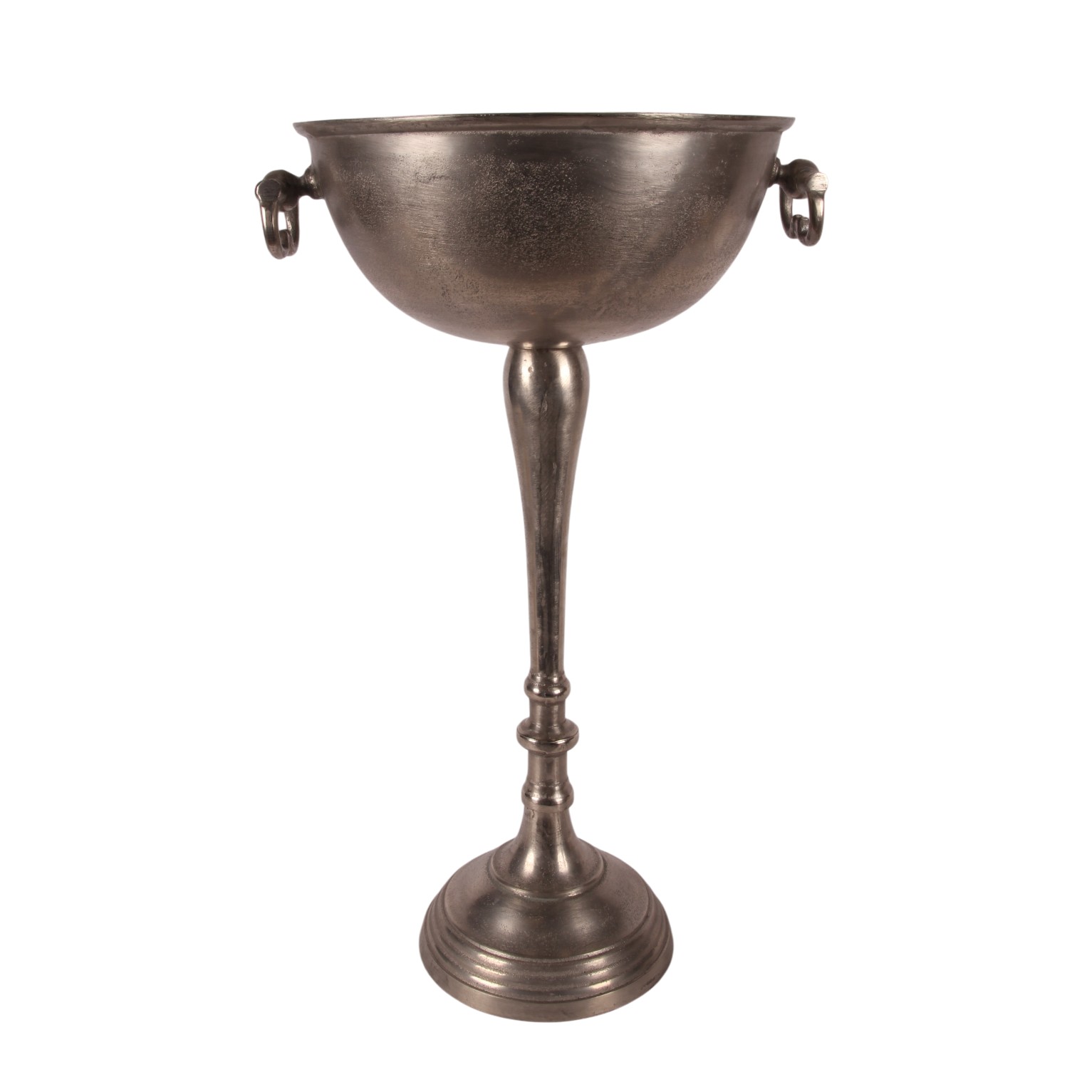 Schaal op voet 73 cm - Zilver - Aluminium