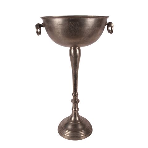 Schaal op voet 73 cm - Zilver - Aluminium