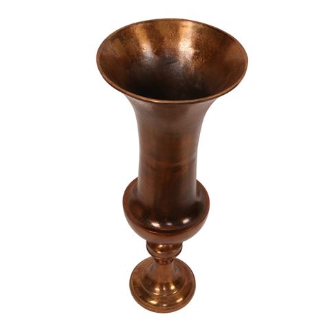 Vaas 73 cm - Antiek brons - Aluminium