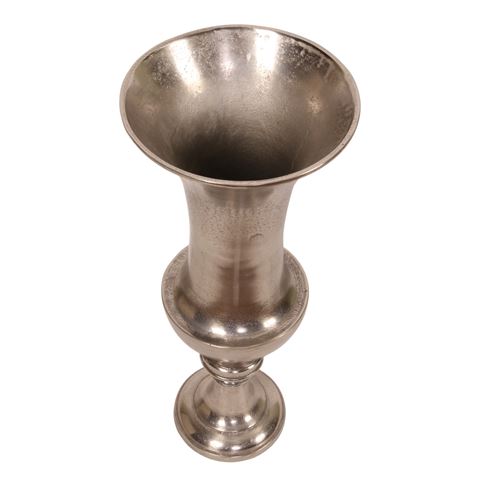 Vaas 58 cm - Zilver - Aluminium