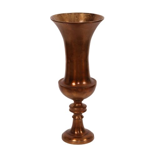 Vaas 58 cm - Antiek brons - Aluminium
