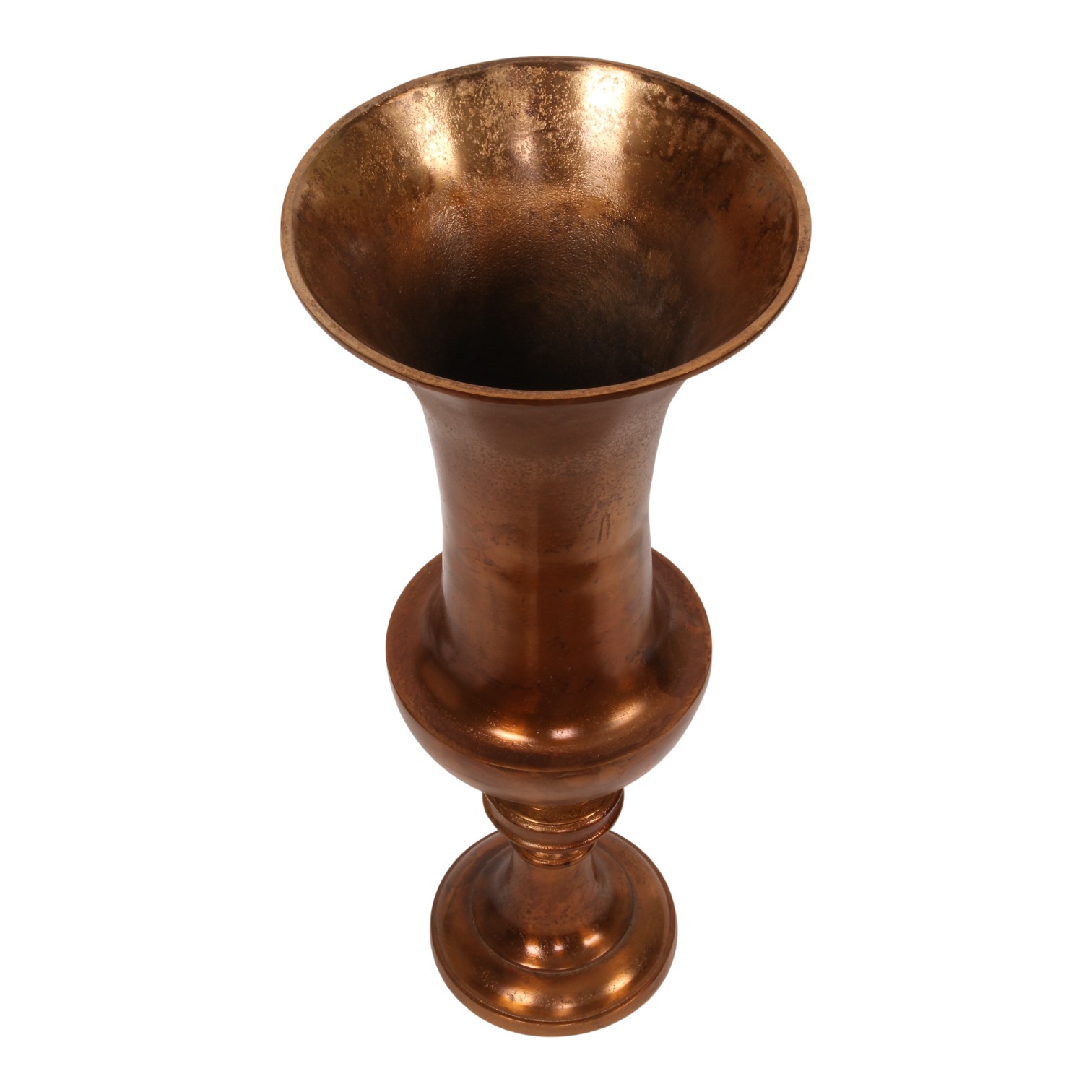 Vaas 58 cm - Antiek brons - Aluminium