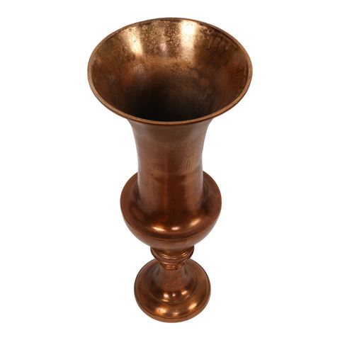 Vaas 58 cm - Antiek brons - Aluminium