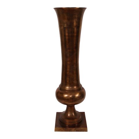 Vaas 123 cm - Antiek brons - Aluminium