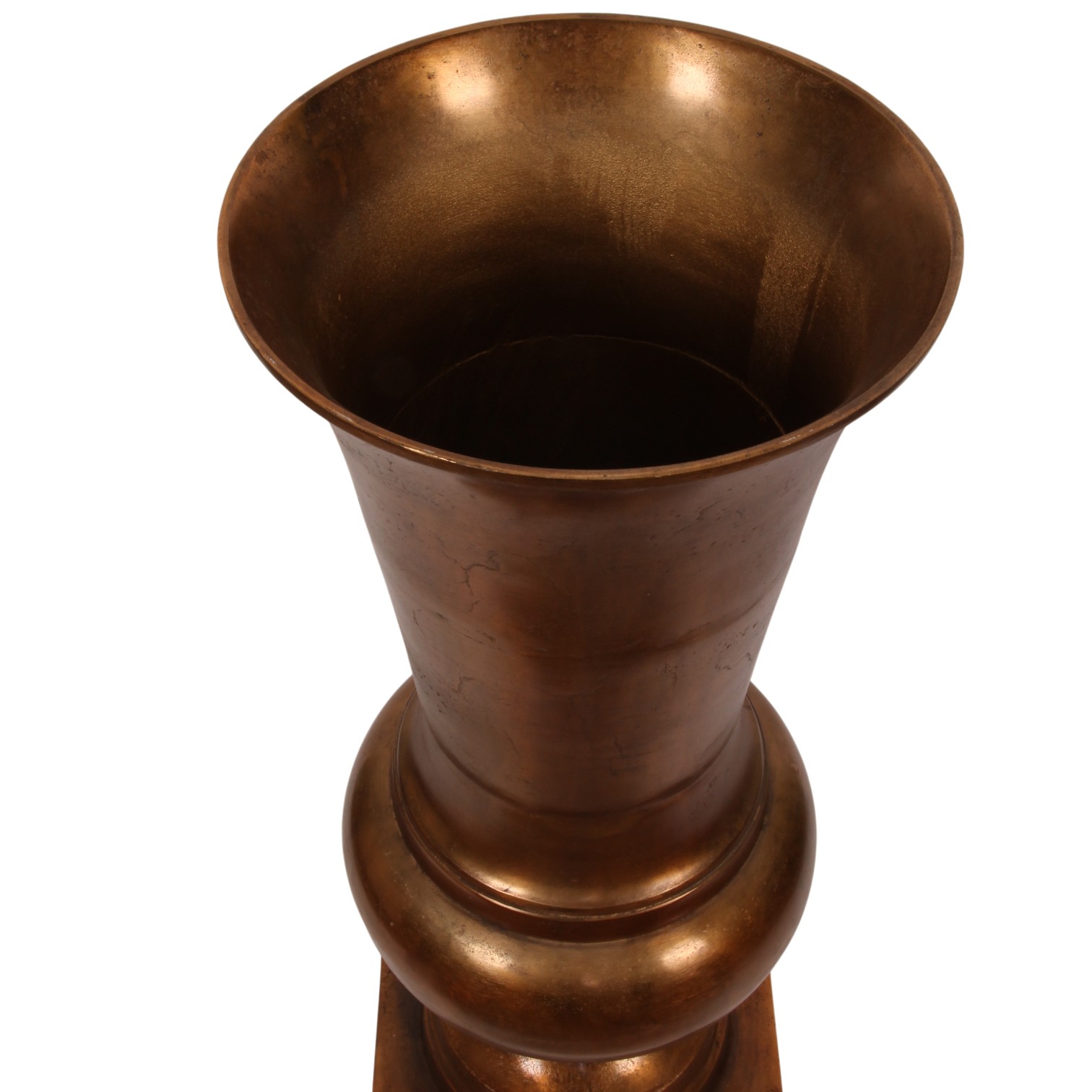 Vaas 86 cm - Antiek Brons - Aluminium