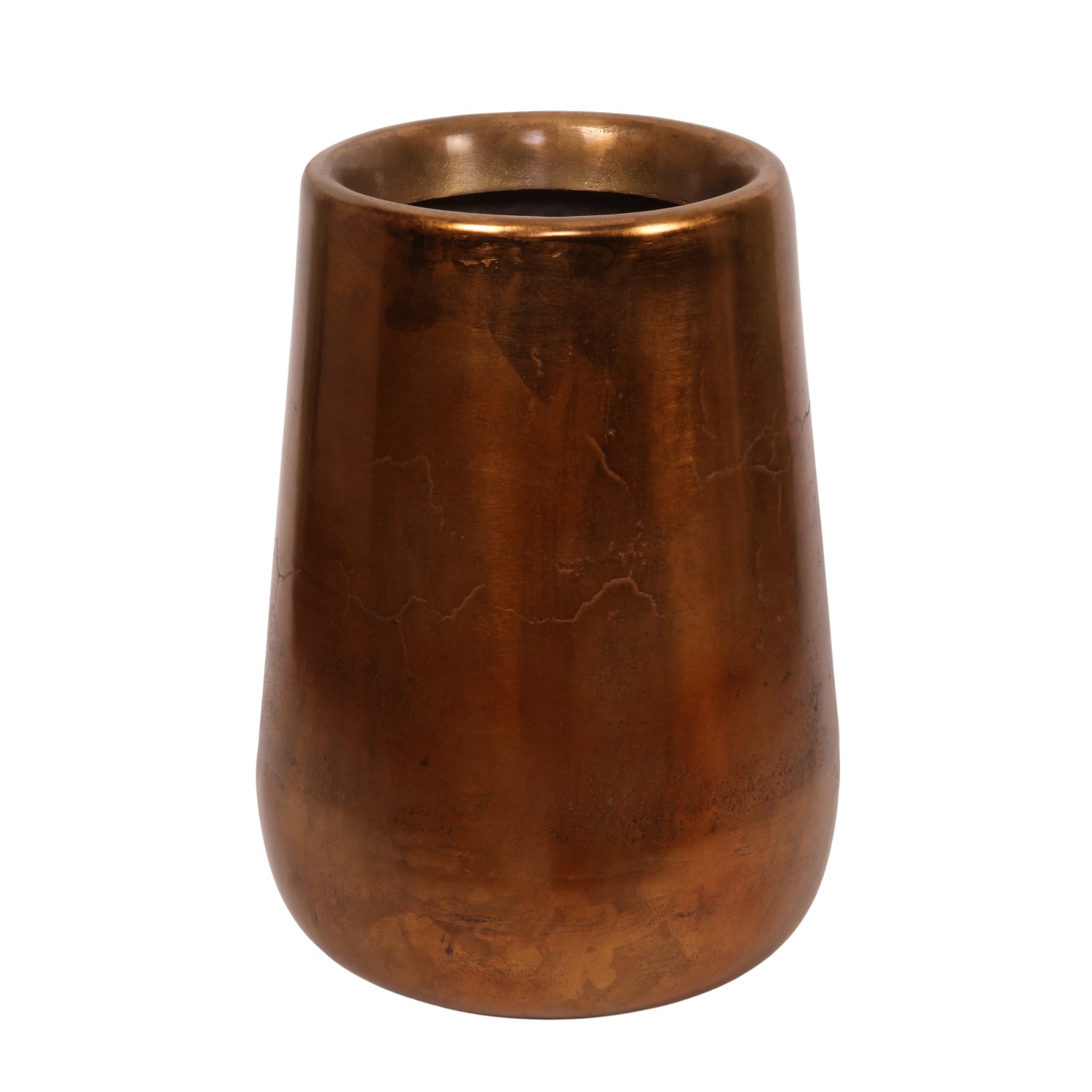 Bloempot 45 cm - Antiek Brons - Aluminium