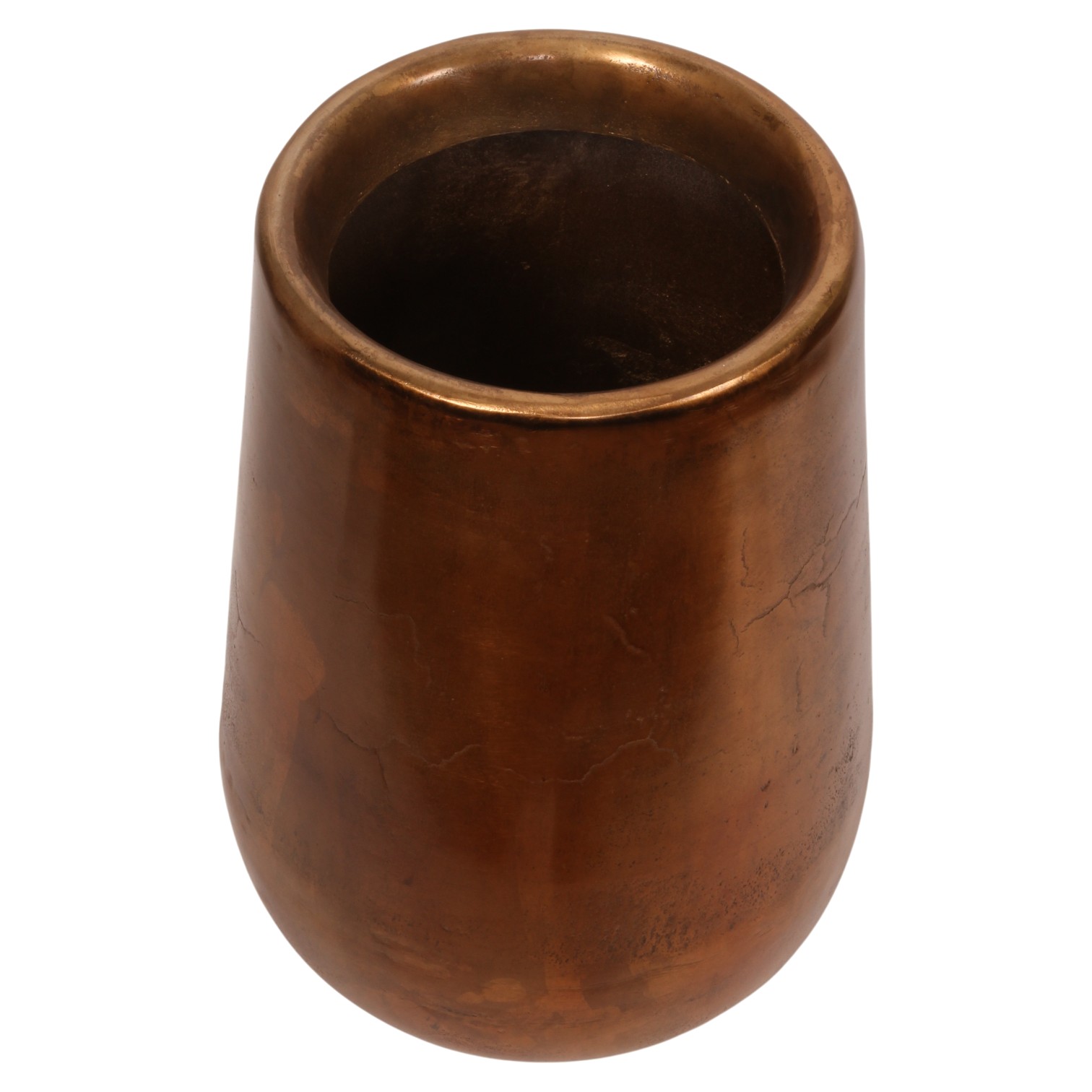 Bloempot 45 cm - Antiek Brons - Aluminium