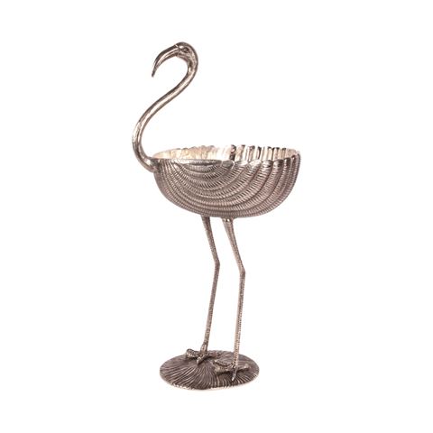 Bowl Flamingo 76 cm - Silver - Aluminium
