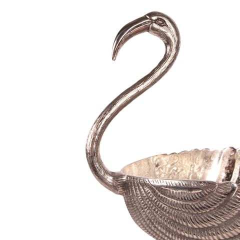 Bowl Flamingo 76 cm - Silver - Aluminium