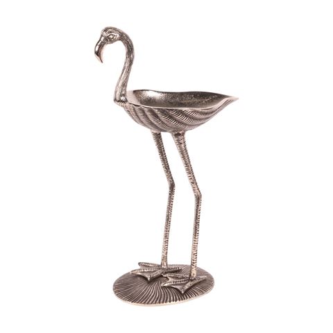 Bowl Flamingo 51 cm - Silver - Aluminium