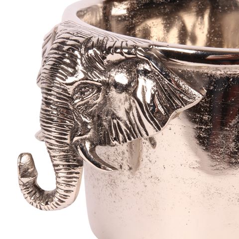 Wine Cooler Elephant 45 cm - Silver - Aluminium