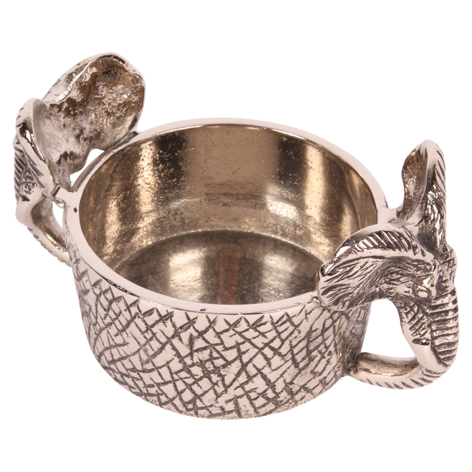 Bottle Holder Elephant 9 cm - Silver - Aluminium