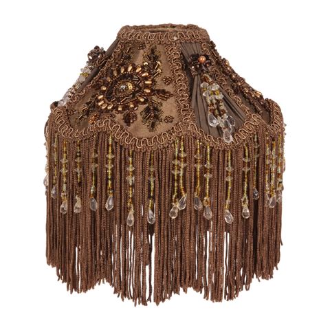 Lampshade Victorian Dome Small 18 cm - Olive Green - Fabric