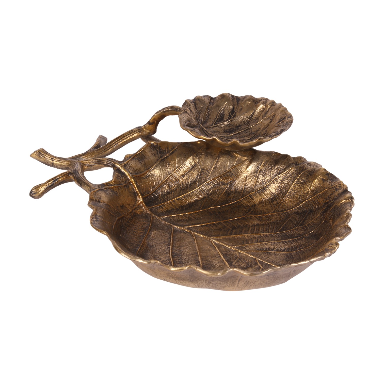 Schaal Blad 44 cm - Goud - Aluminium