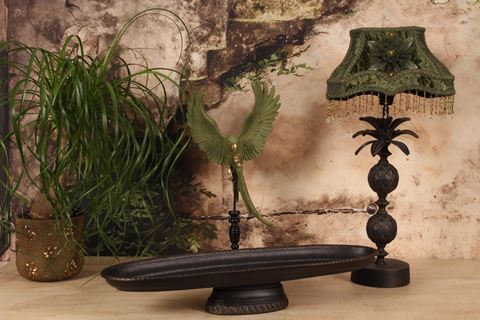 Serveerschaal Ovaal 65 cm - Antiek Brass - Aluminium