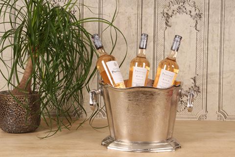 Weinkühler 24 cm – Silber – Aluminium