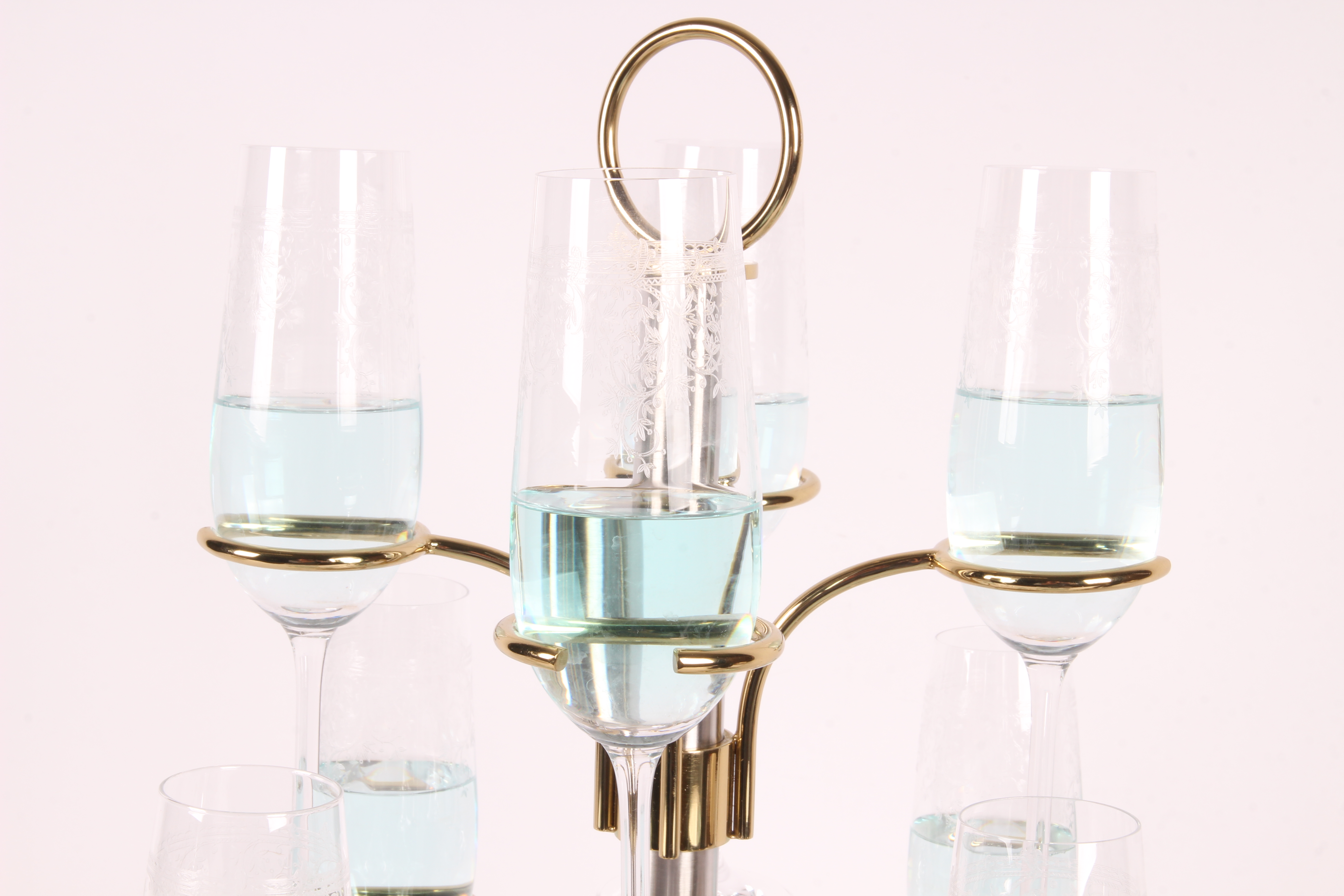 Cocktailboom 3-Laags 59 cm - Goud