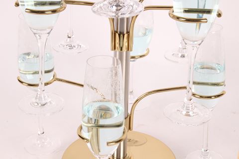 Cocktail Tree 3 Layer 59 cm - Gold - Brass