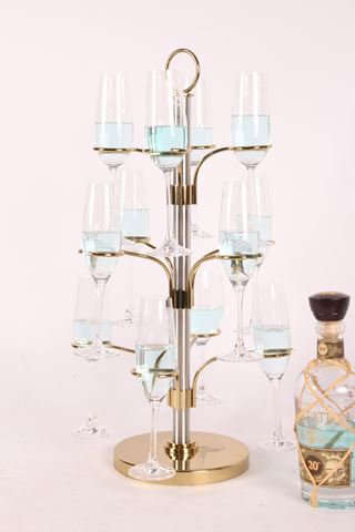 Cocktailboom 3-Laags 59 cm - Goud