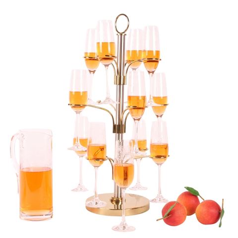 Cocktailboom 3-Laags 59 cm - Goud