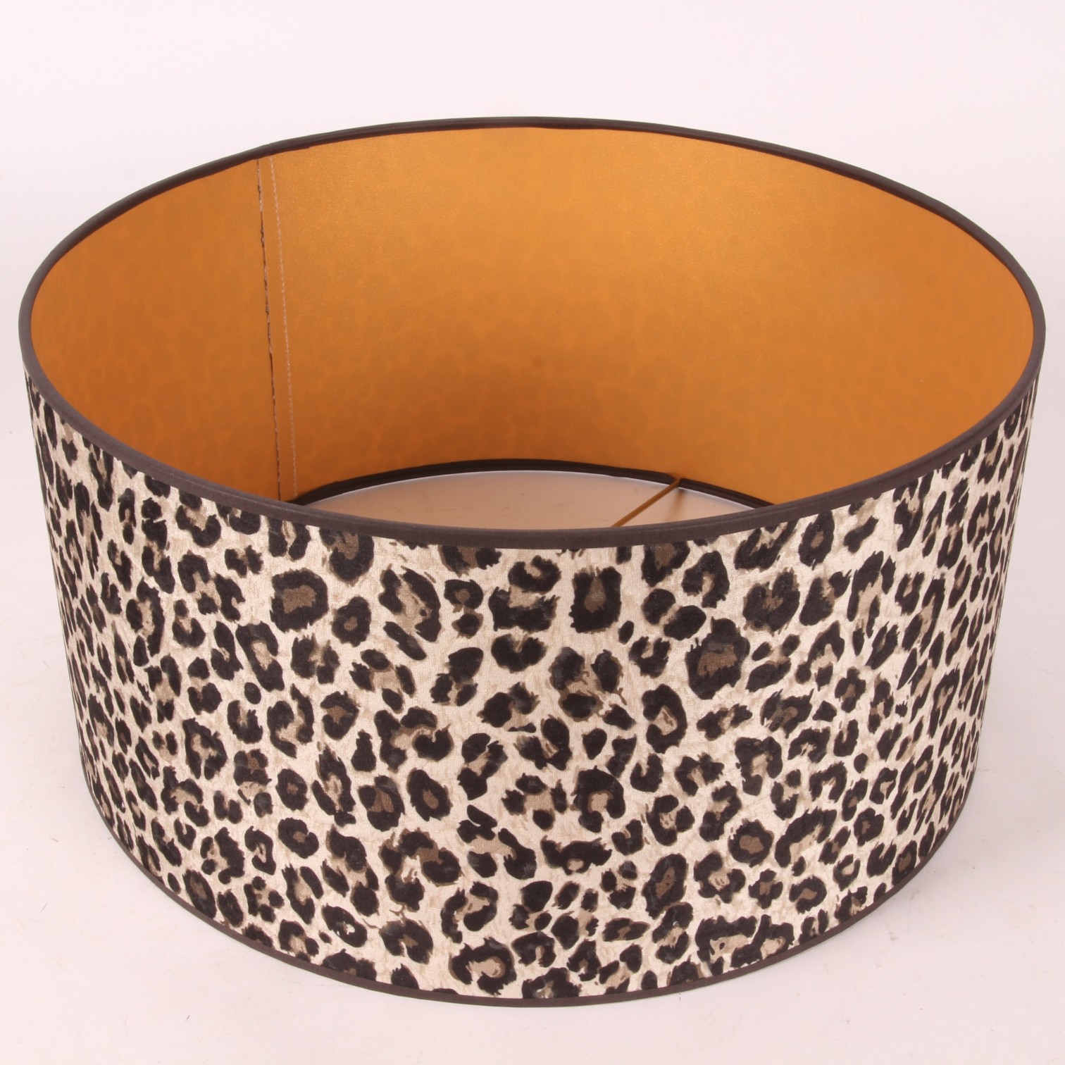 Lampenkap 40 cm - Luipaardprint - Beige - Stof