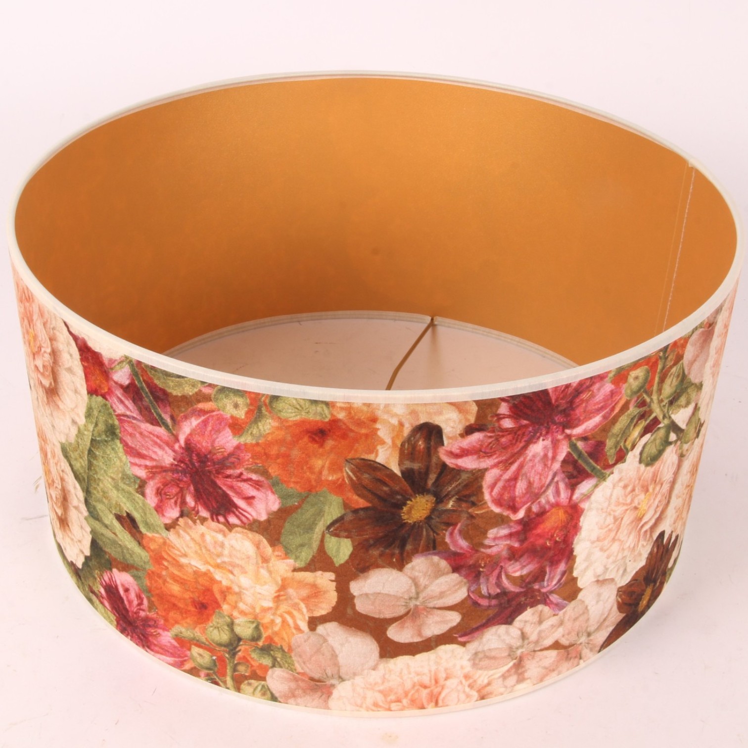 Lampenkap 40 cm - Bloemenprint - Meerkleurig - Stof