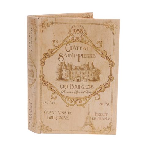 Book Storage Box Chateau 20 cm - Green