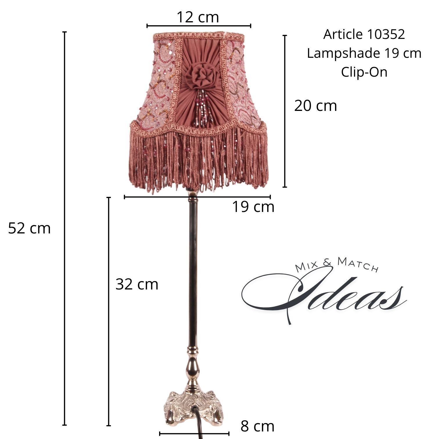 Tafellamp Voet - Zilver - Koper