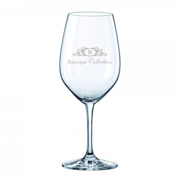 Glas Witte wijn 350 ml Baroque logo