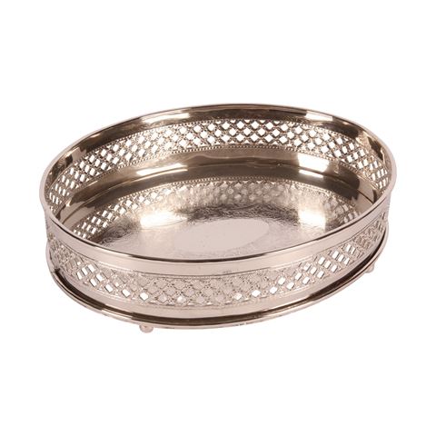 Dienblad 30 cm - Zilver - Koper