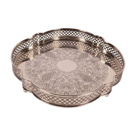 Dienblad 39 cm - Zilver - Koper