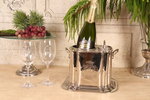 Wijnkoeler 22 cm - Zilver - Koper